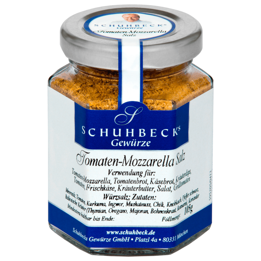 Schuhbecks Tomaten-Mozzarella Salz 105g